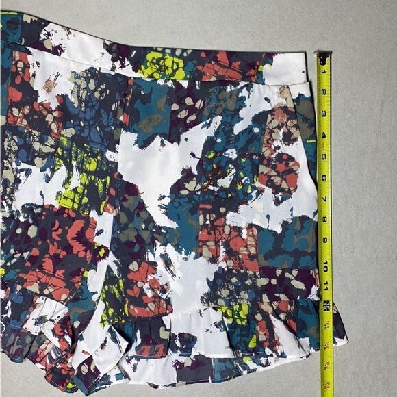 NWT MSRP $138 BCBGMAXAZRIA Printed High-Rise Shorts Women's Size Large - Picture 6 of 8